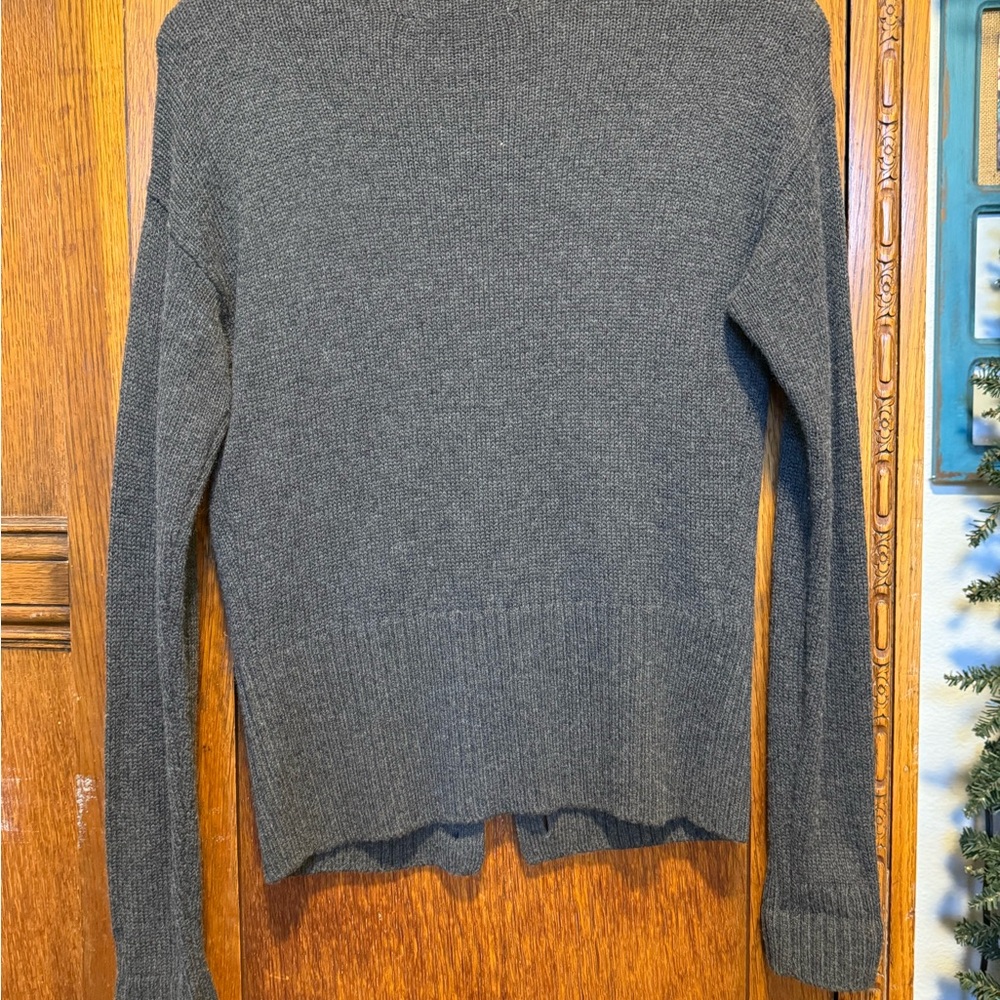 LOFT Charcoal Knit Cardigan - Picture 5 of 7